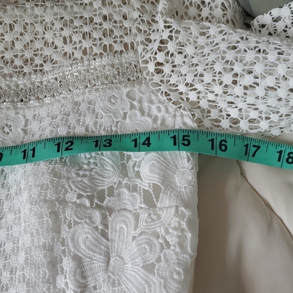 BHLDN White Long Sleeve Lace Wedding Dress Or Any Occassion - Picture 11 of 13